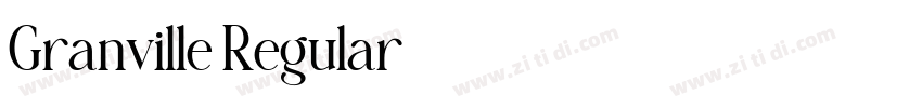 Granville Regular字体转换
